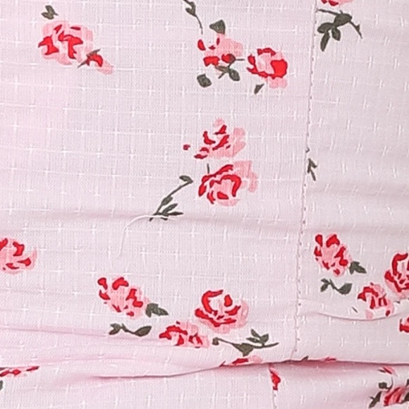 Hello Molly Pink Floral Bustier Top - Picture 5 of 8